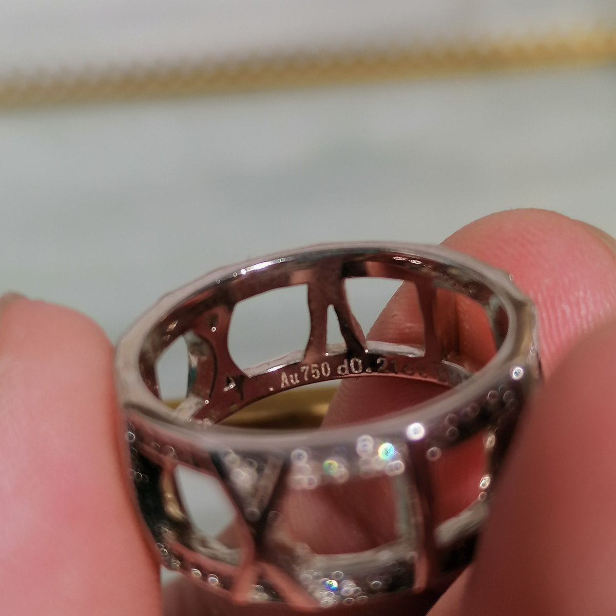[Hildren Jewelry]ATLAS LARGE OPEN DIAMOND RING