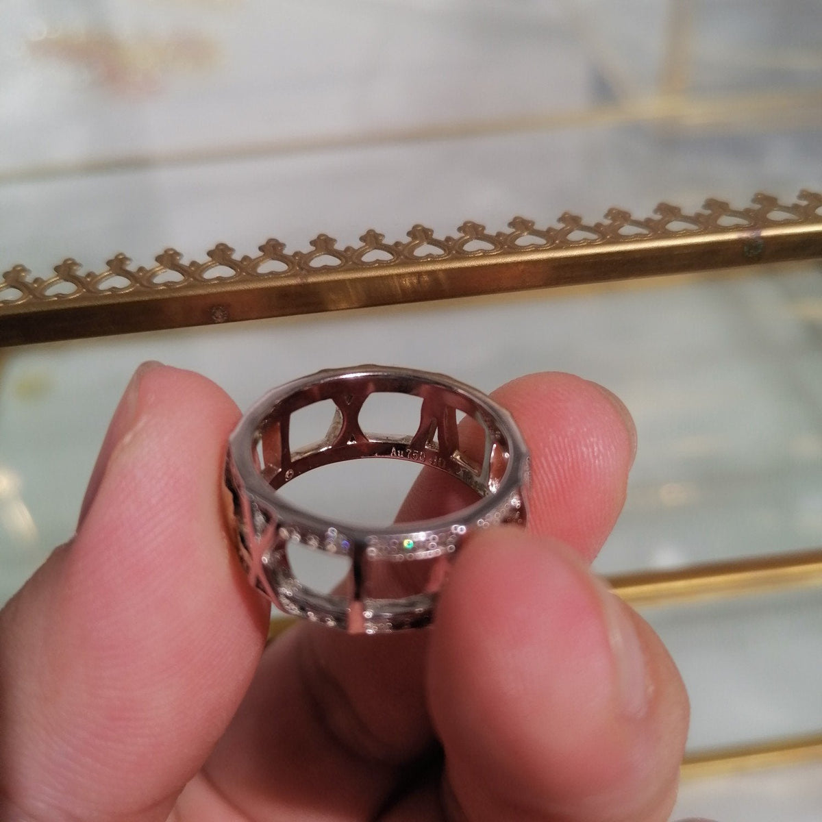 [Hildren Jewelry]ATLAS LARGE OPEN DIAMOND RING