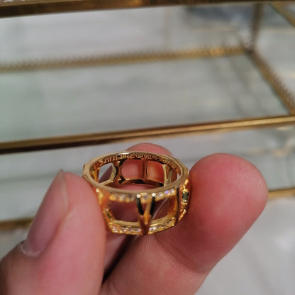[Hildren Jewelry]ATLAS LARGE OPEN DIAMOND RING