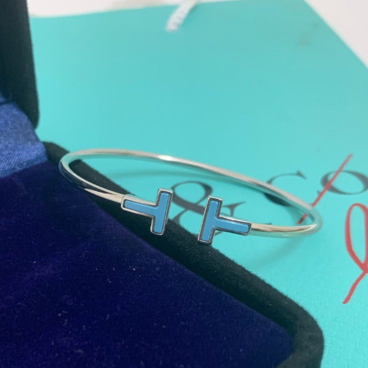 [Hildren Jewelry]T BRACELET 1.8MM TURQUOISE