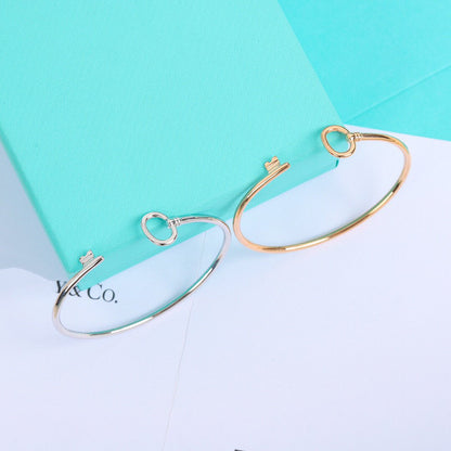 [Hildren Jewelry]KEY WIRE OVAL BRACELET