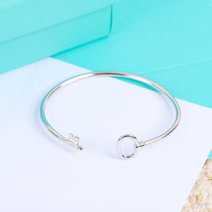 [Hildren Jewelry]KEY WIRE OVAL BRACELET