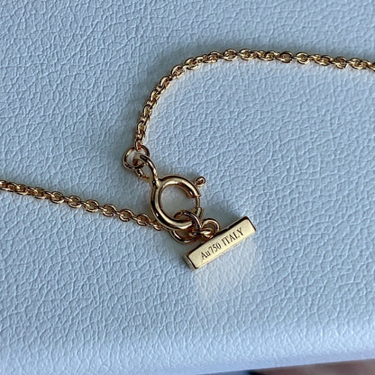 [Hildren Jewelry]T DIAMOND CIRCLE PEDANT NECKLACE