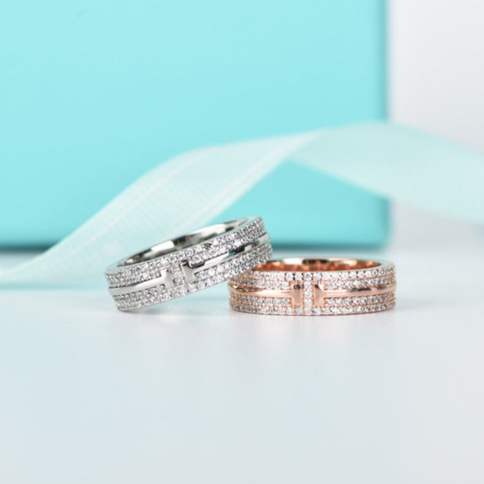 [Hildren Jewelry]T WIRE DIAMOND RING
