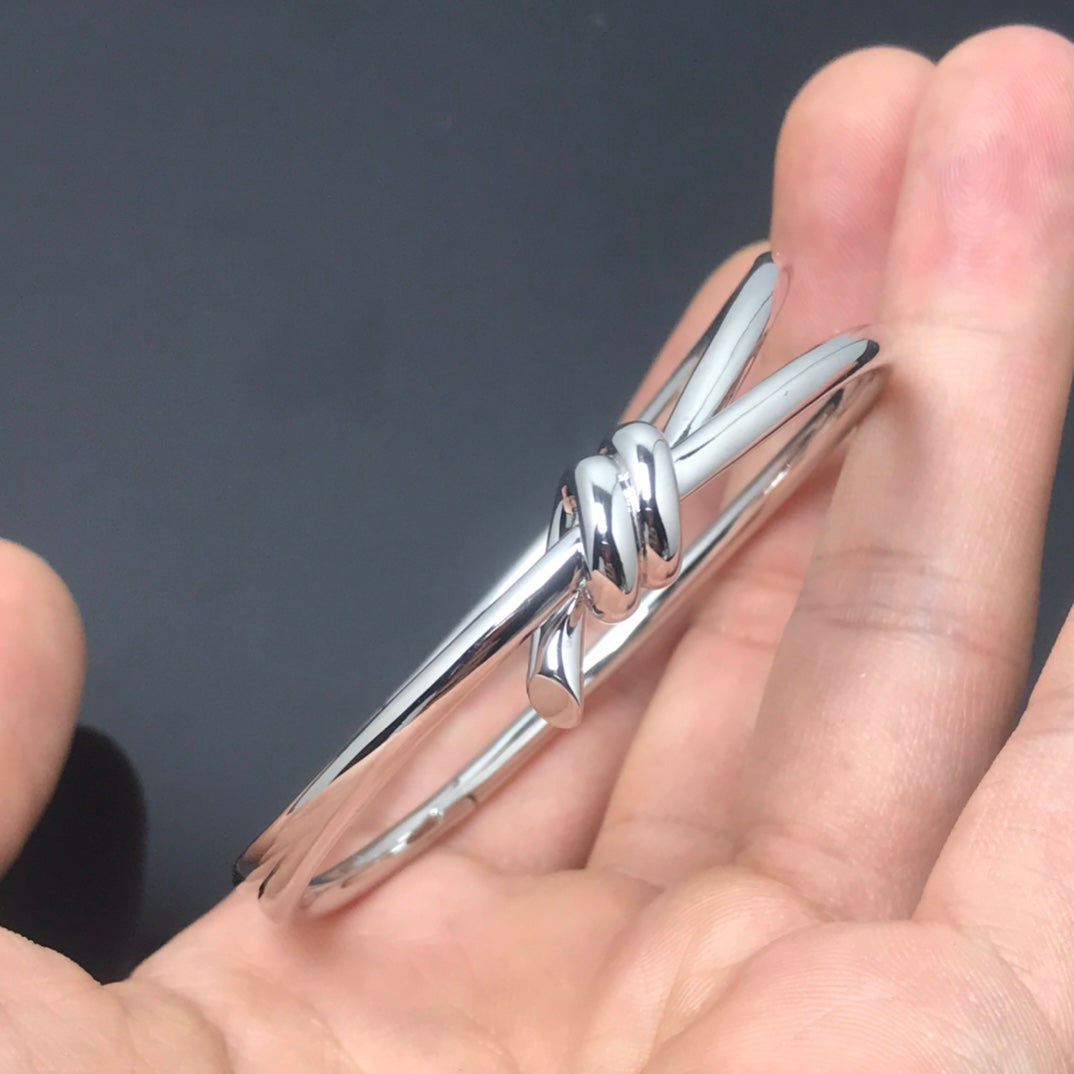 [Hildren Jewelry]KNOT DOUBLE ROWS BRACELET