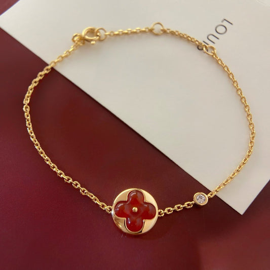 [⭐Hildren Jewelry]SUN PEDANT CARNELIAN BRACELET
