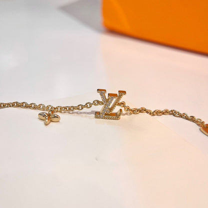 [⭐Hildren Jewelry]LOGO STAR MOTIF GOLD BRACELET