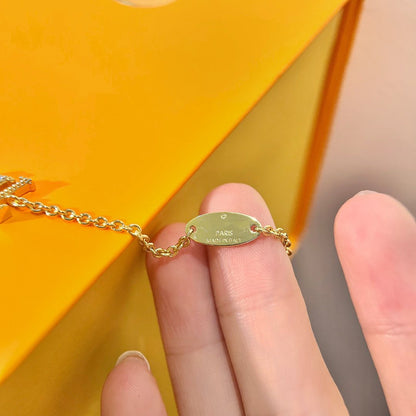 [⭐Hildren Jewelry]LOGO STAR MOTIF GOLD BRACELET