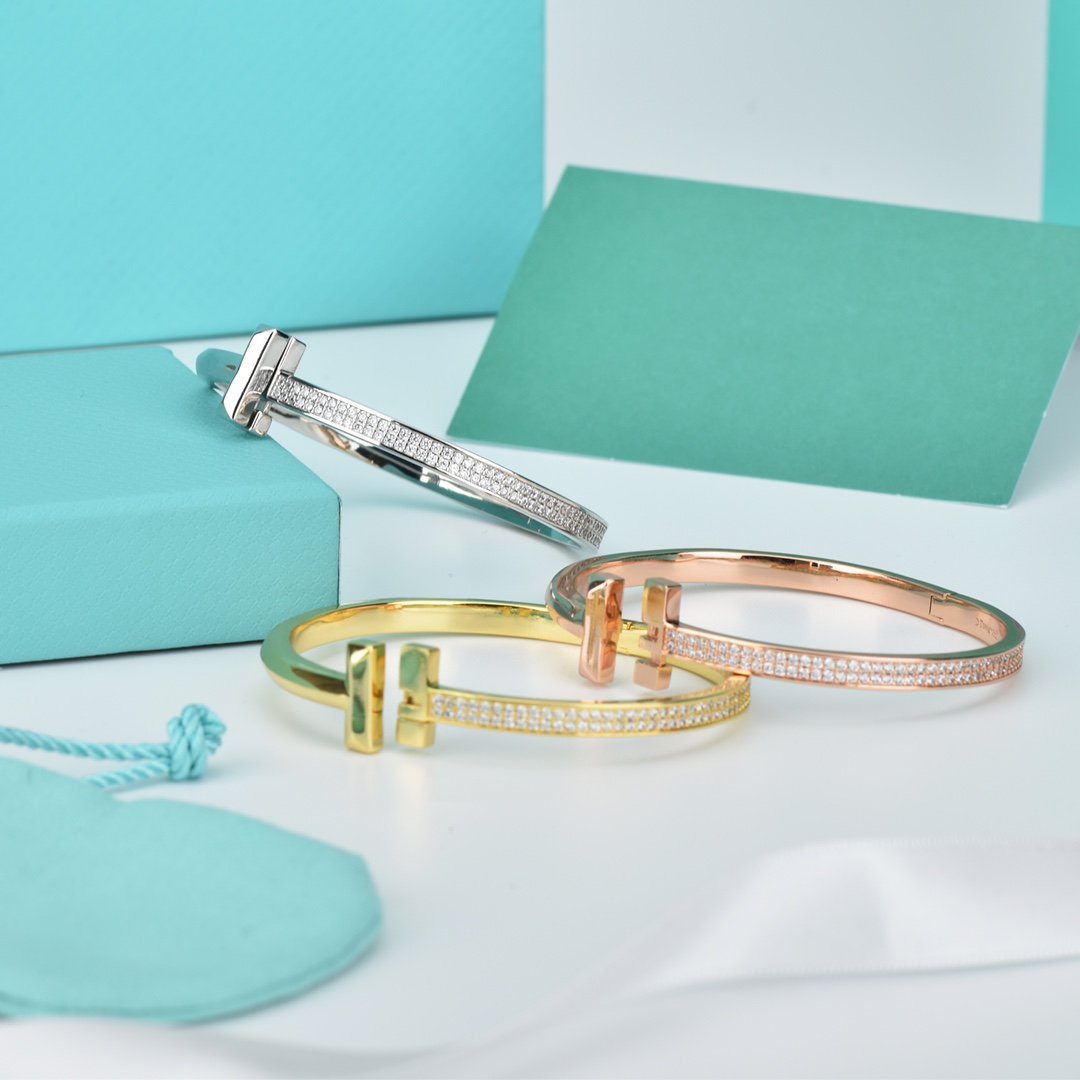 [Hildren Jewelry]WIDE DIAMONDS HINGED BANGLE
