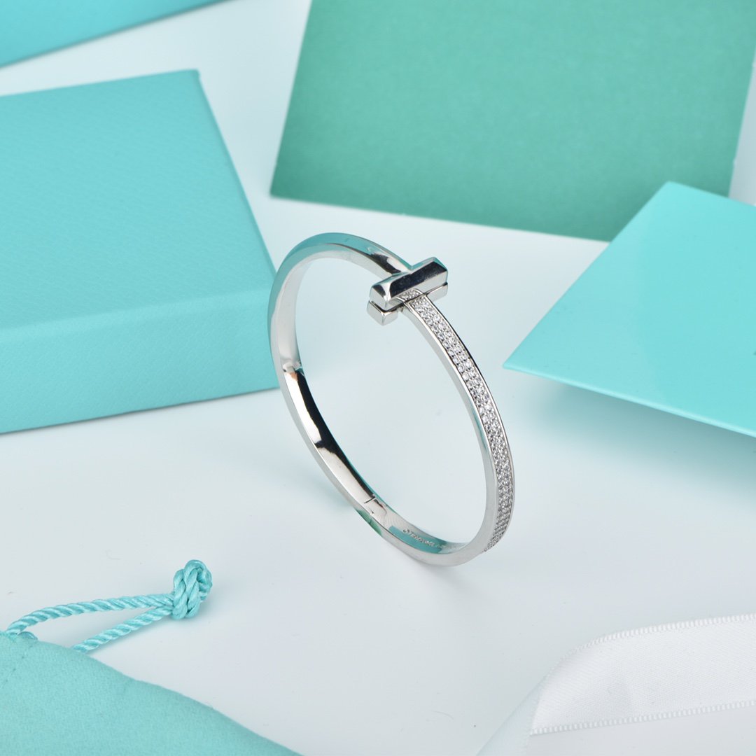 [Hildren Jewelry]WIDE DIAMONDS HINGED BANGLE