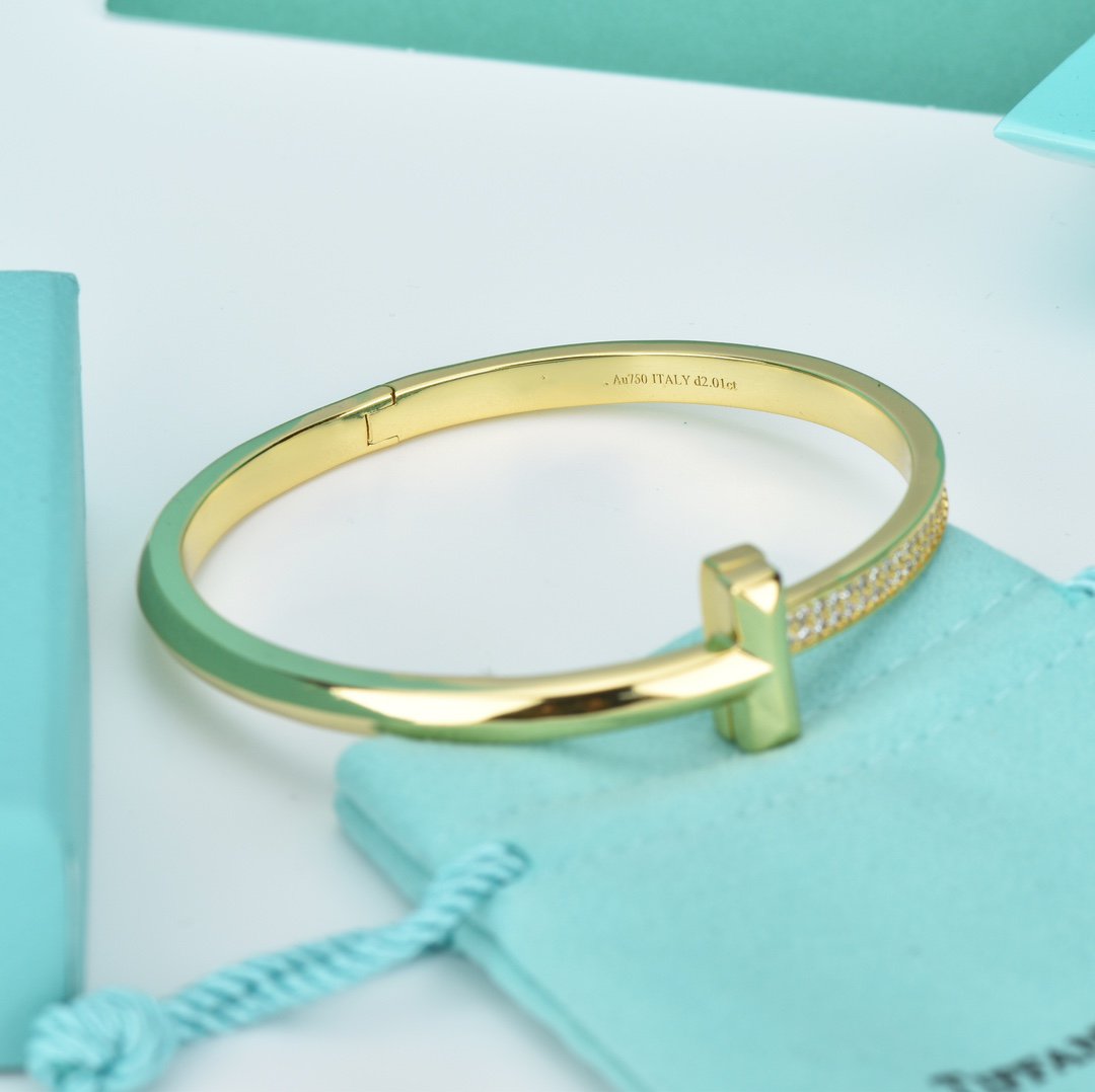 [Hildren Jewelry]WIDE DIAMONDS HINGED BANGLE
