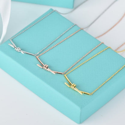 [Hildren Jewelry]KNOT NECKLACE