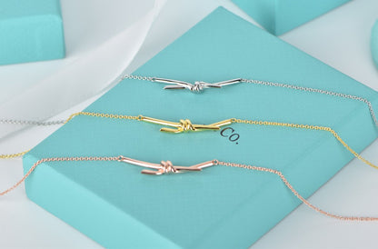 [Hildren Jewelry]KNOT NECKLACE