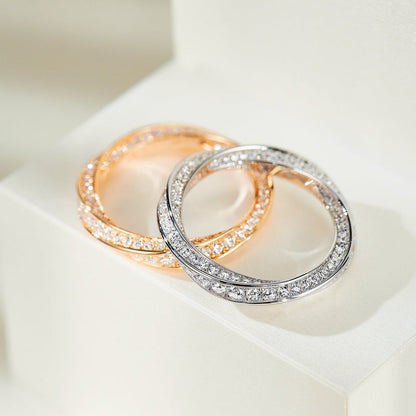 [Hildren Jewelry]SPIRAL DIAMOND RING