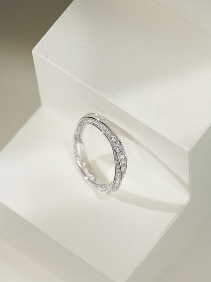 [Hildren Jewelry]SPIRAL DIAMOND RING