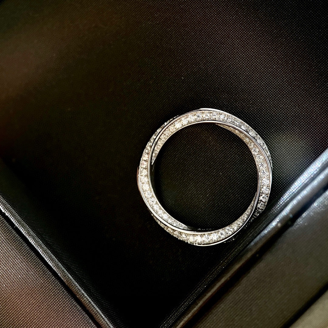[Hildren Jewelry]SPIRAL DIAMOND RING