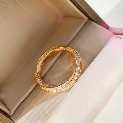 [Hildren Jewelry]SPIRAL DIAMOND RING