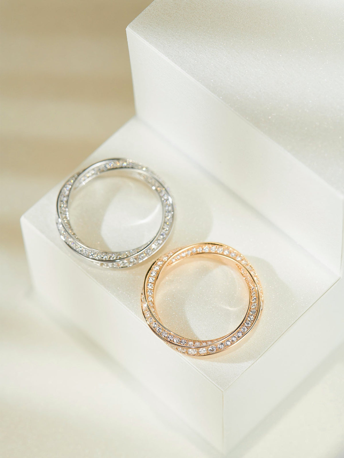 [Hildren Jewelry]SPIRAL DIAMOND RING