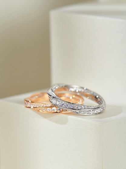 [Hildren Jewelry]SPIRAL DIAMOND RING