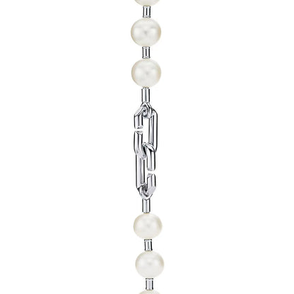 [Hildren Jewelry]HARDWEAR PEARL WRAP NECKLACE