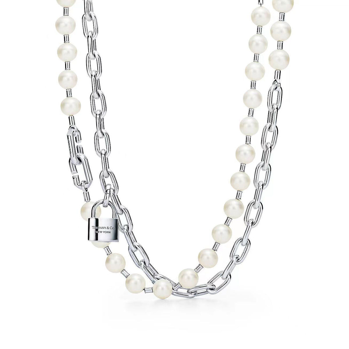 [Hildren Jewelry]HARDWEAR PEARL WRAP NECKLACE