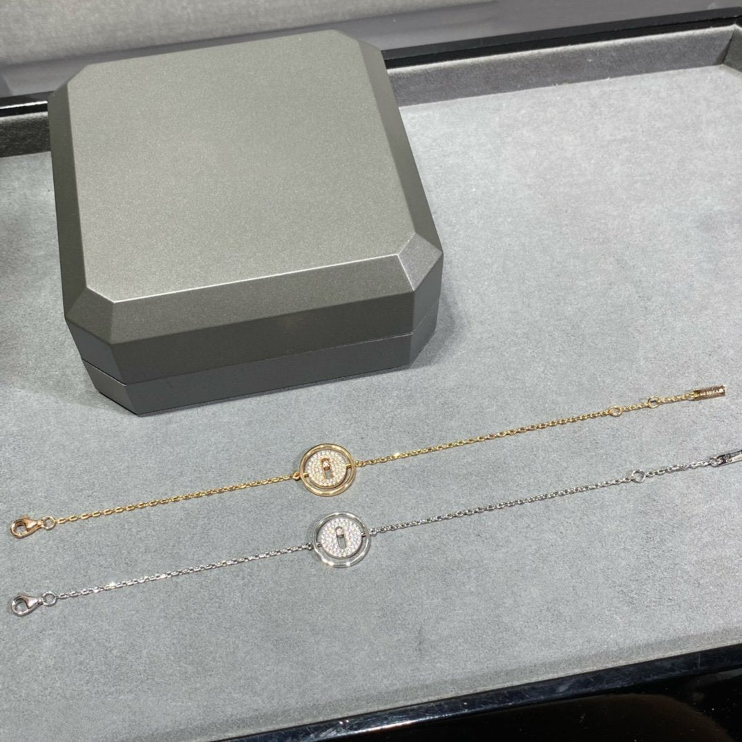 [⭐Hildren Jewelry]Demo MOVE DIAMOND PAVED BRACELET
