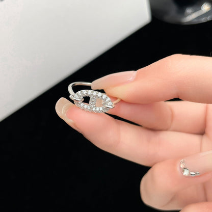 [⭐Hildren Jewelry]RONDE SMALL SILVER DIAMOND RING