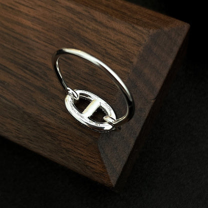 [⭐Hildren Jewelry]RONDE SMALL SILVER DIAMOND RING