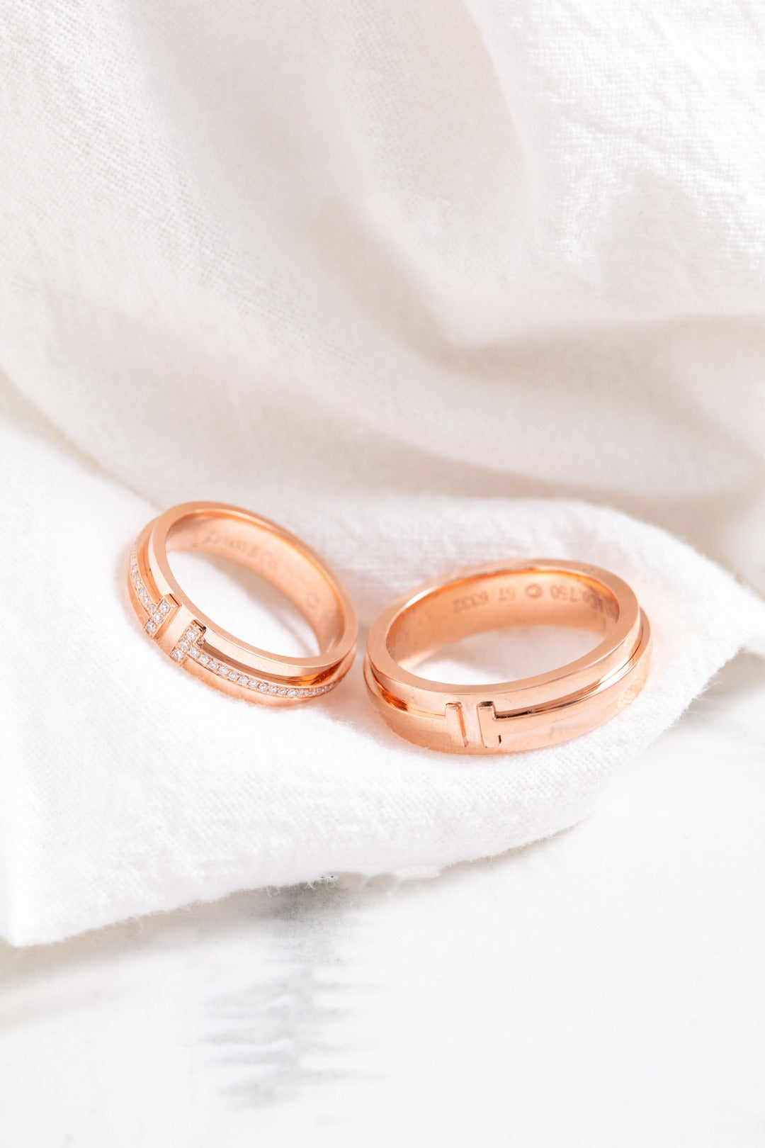 [Hildren Jewelry]T PINK GOLD RING