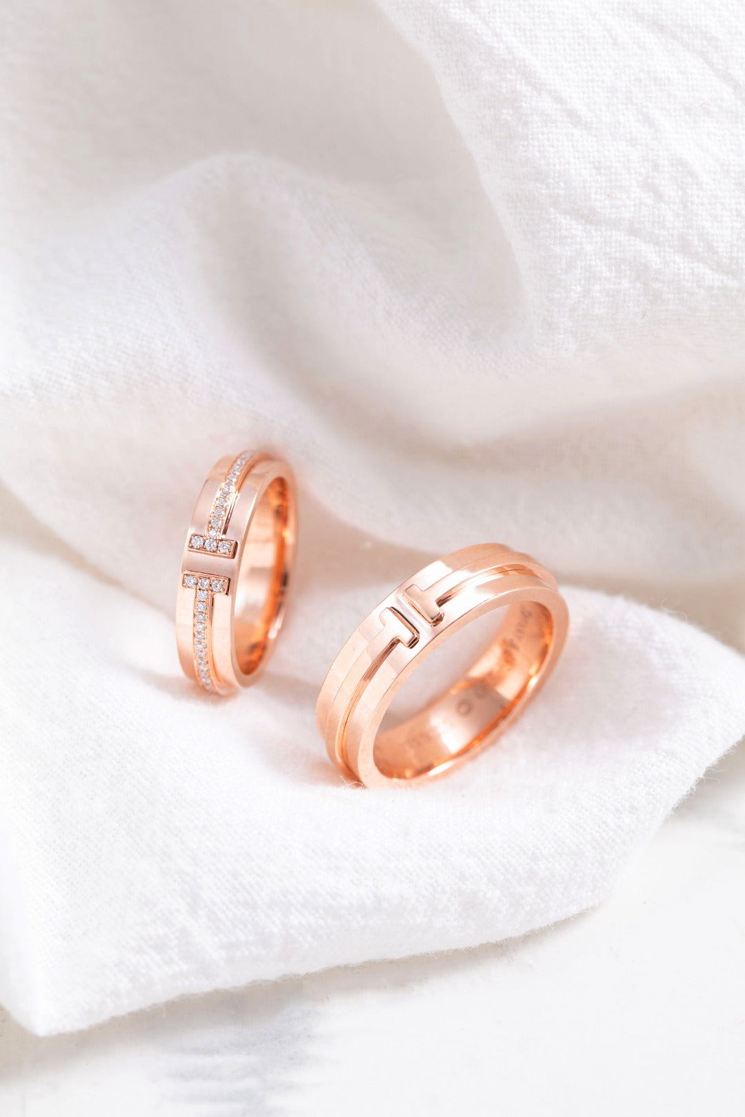 [Hildren Jewelry]T PINK GOLD RING