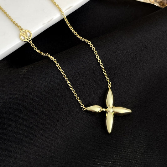 [⭐Hildren Jewelry]LOUISETTE GOLD NECKLACE