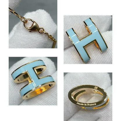 [⭐Hildren Jewelry]POP H SKY BLUE NECKLACE
