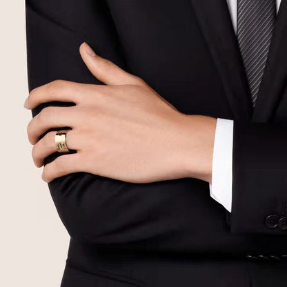 [⭐Hildren Jewelry]LOVE 11MM LARGE RING