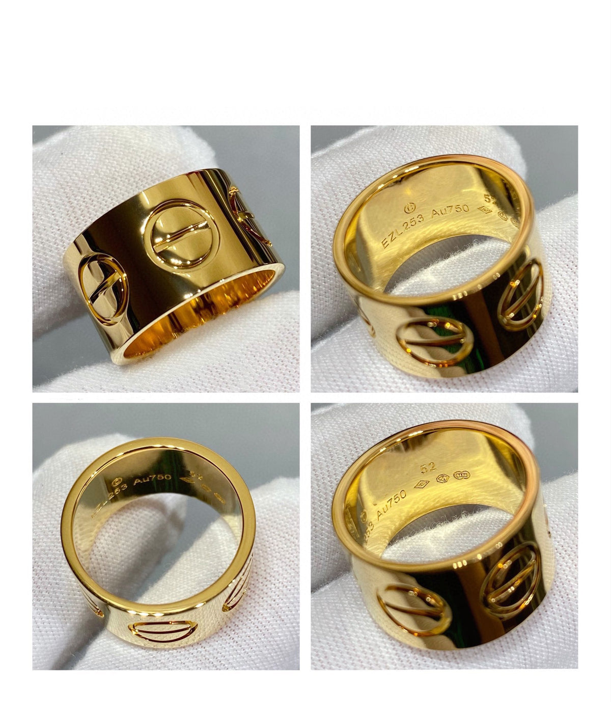 [⭐Hildren Jewelry]LOVE 11MM LARGE RING