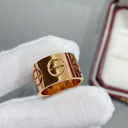 [⭐Hildren Jewelry]LOVE 11MM LARGE RING