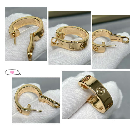 [⭐Hildren Jewelry]LOVE 5.5MM EARRINGS