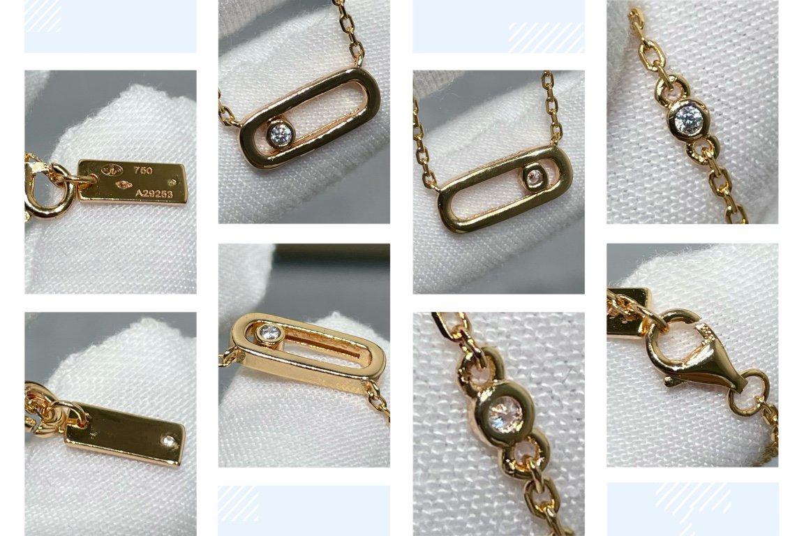 [⭐Hildren Jewelry]MOVE UNO DIAMOND NECKLACE