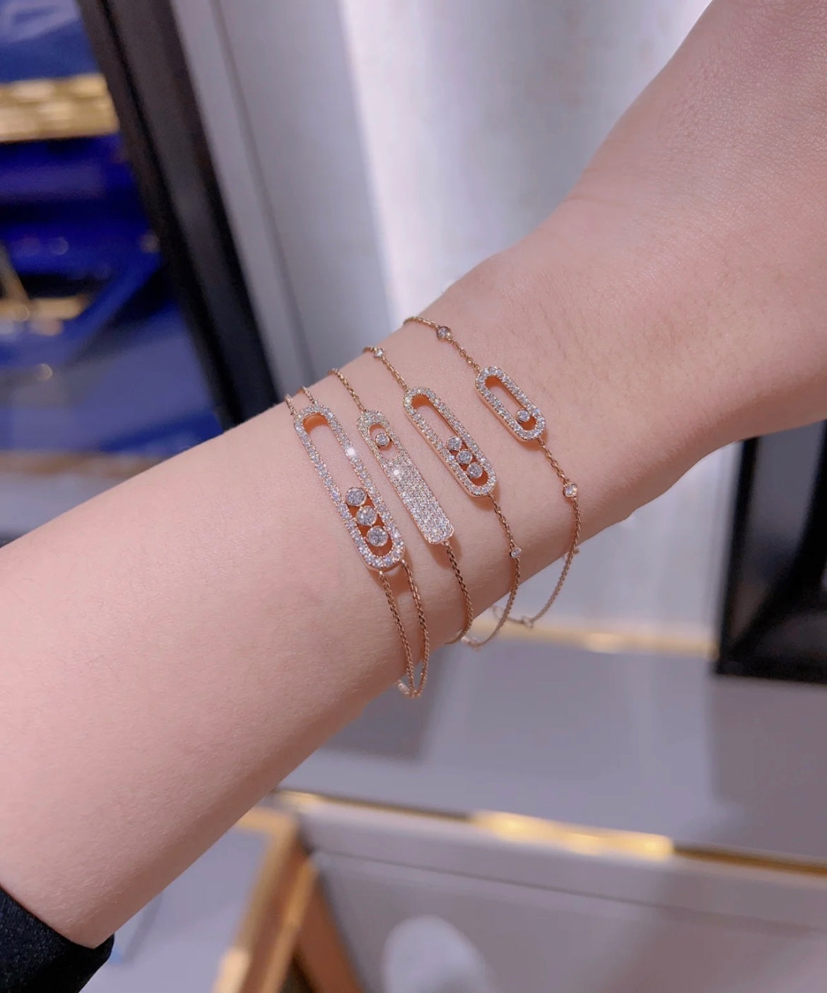 [⭐Hildren Jewelry]MOVE CLASSIQUE DIAMOND PAVED BRACELET
