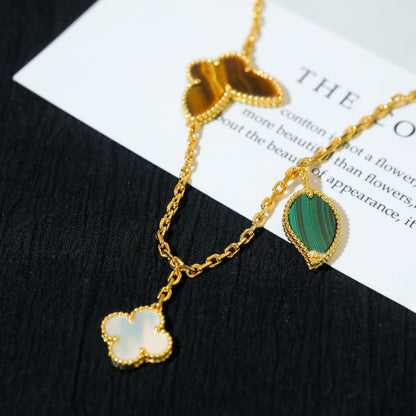 [⭐Hildren Jewelry]LUCKY SPRING 5 MOTIF GOLD BRACELET