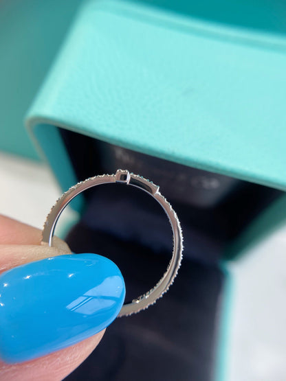 [Hildren Jewelry]T SMALL RING DIAMOND SILVER
