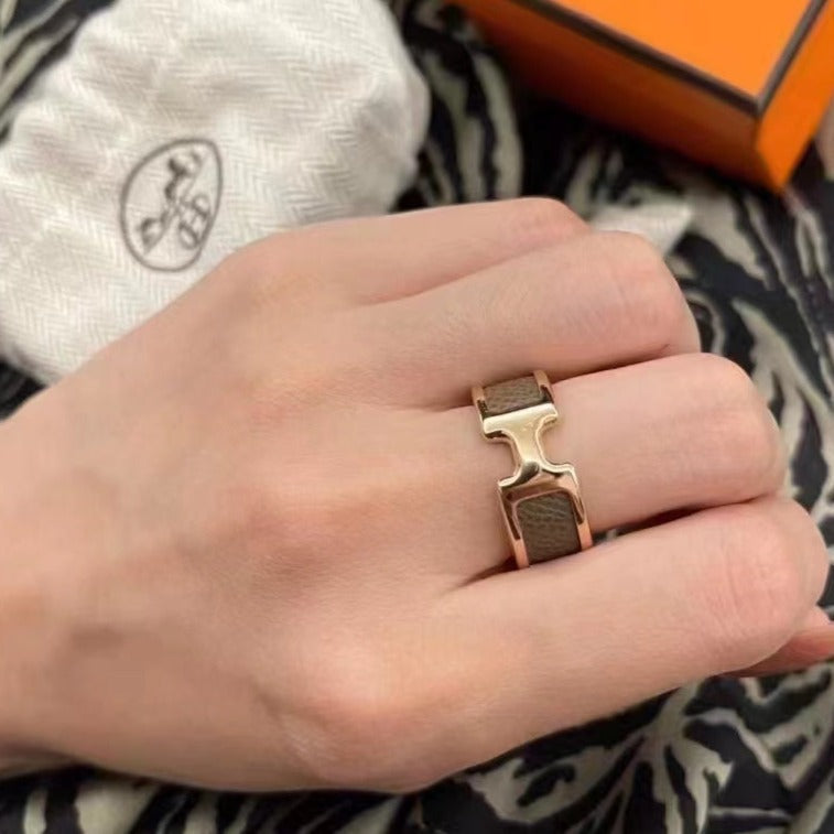 [⭐Hildren Jewelry]OLYMPE PINK GOLD RING