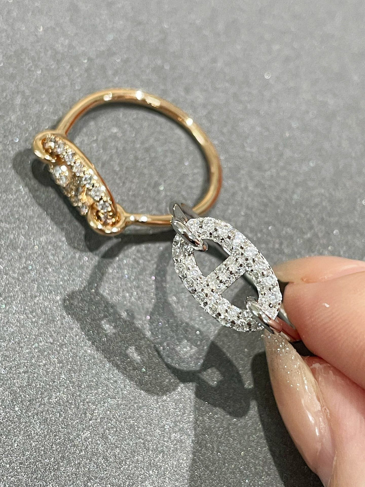 [⭐Hildren Jewelry]RONDE SMALL DIAMOND RING