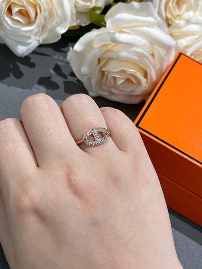 [⭐Hildren Jewelry]RONDE SMALL DIAMOND RING