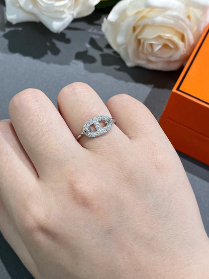 [⭐Hildren Jewelry]RONDE SMALL DIAMOND RING
