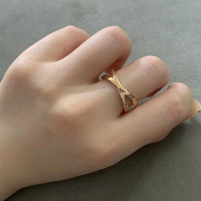 [Hildren Jewelry]ATLAS X DIAMOND RING