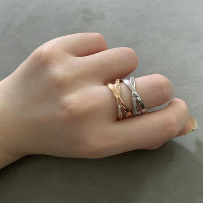 [Hildren Jewelry]ATLAS X DIAMOND RING