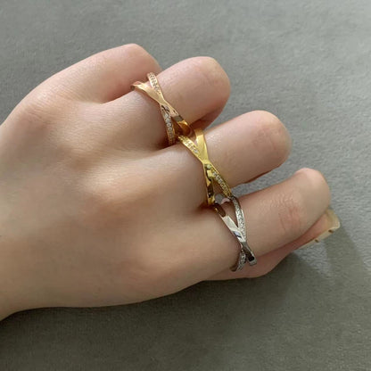 [Hildren Jewelry]ATLAS X DIAMOND RING