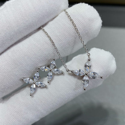 [Hildren Jewelry]VICTORIA SILVER DIAMOND STUD MINI EARRINGS