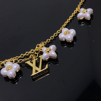 [⭐Hildren Jewelry]LOGO 6 MOTIF STAR AND SUN GOLD BRACELET