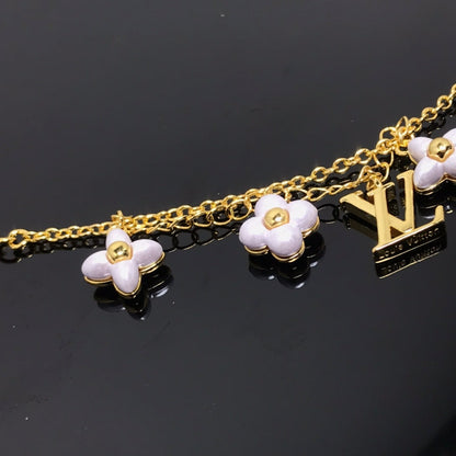 [⭐Hildren Jewelry]LOGO 6 MOTIF STAR AND SUN GOLD BRACELET